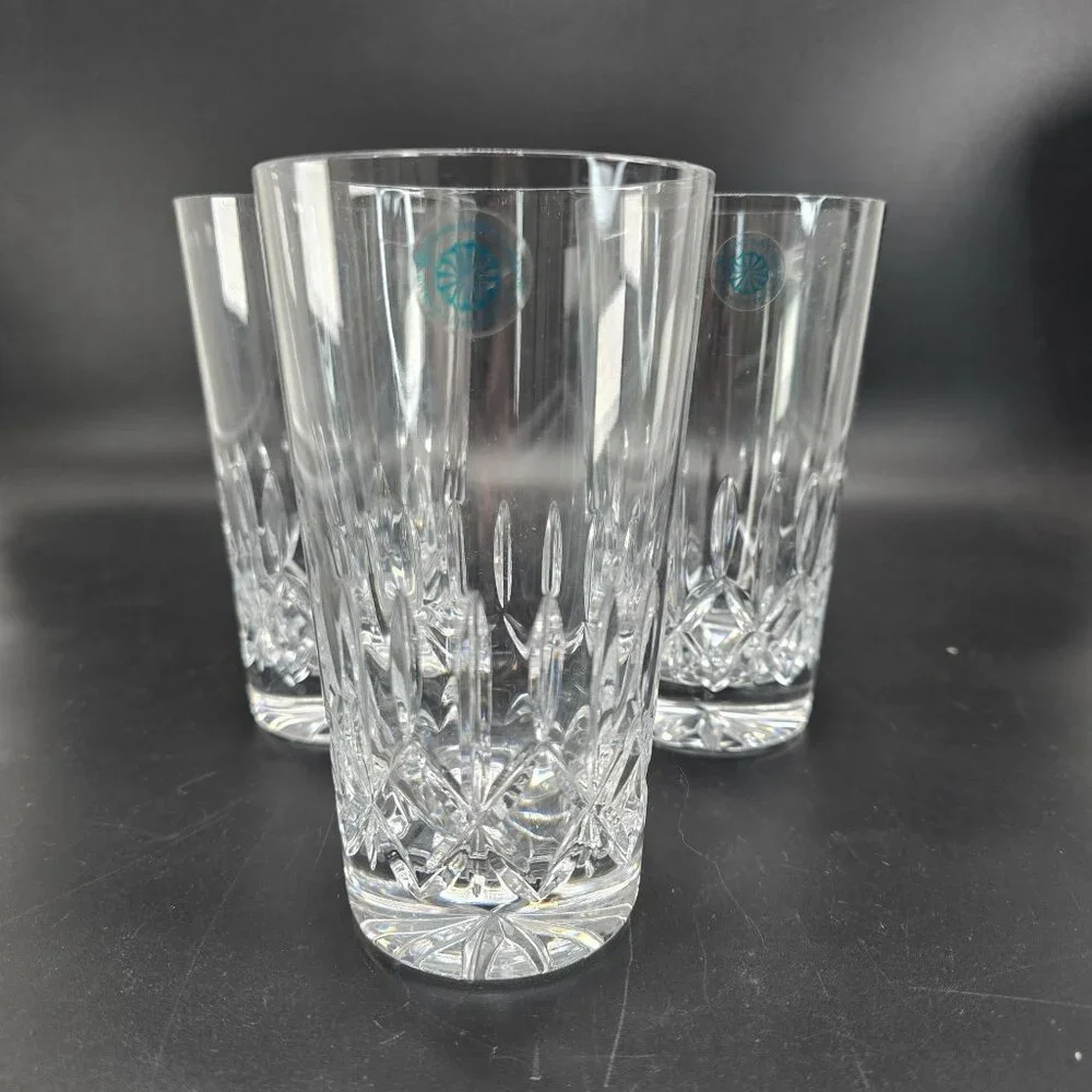 Galway Irish Crystal Baldmore Crystal Highball & Whiskey Glasses Set Of 4 DH1300 - Picture 4 of 15
